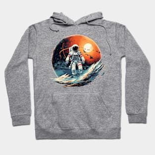 Colorful Astronaut in Space #5 Hoodie